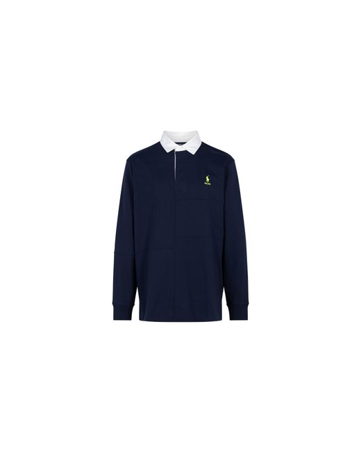 Palace Blue Pieced Rugby "French" Pa0086" for men