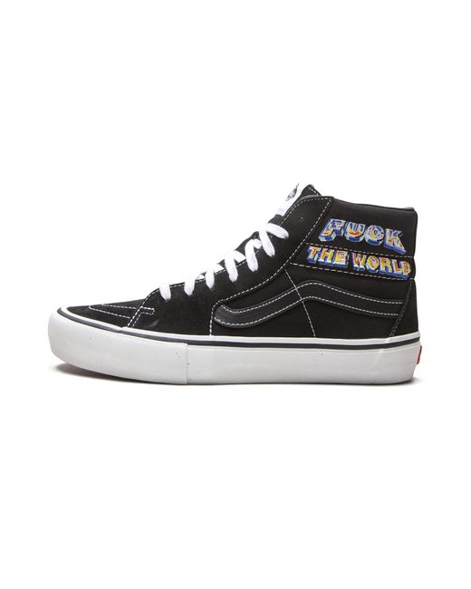 Vans Black Sk8-Hi Pro "Supreme for men