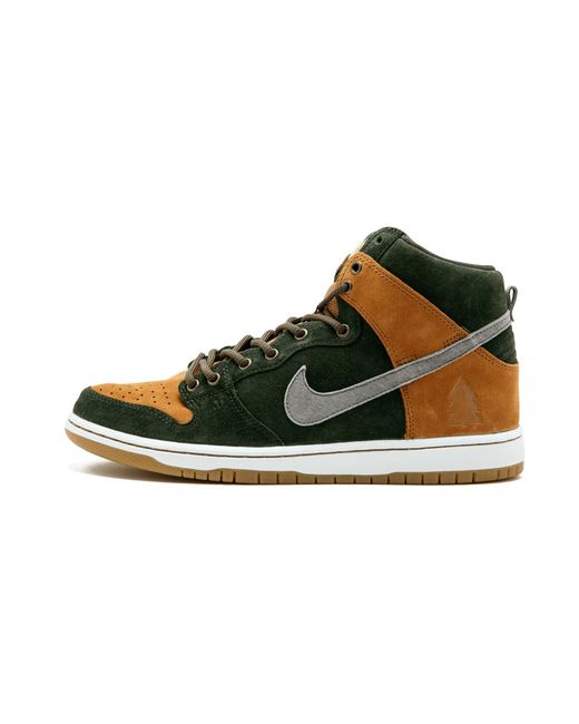Nike Black X Homegrown Sb Dunk High Prm 'Sequoia' for men