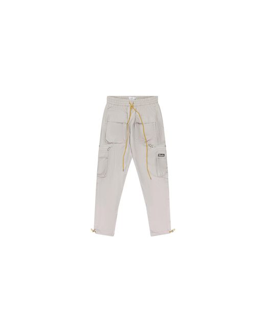 Rhude Black Cargo Pants Rhss22Pa03016616 Ltg" for men