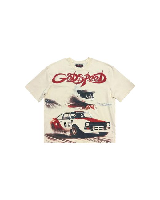 GODSPEED NEW YORK Black Abu Dhabi Desert Challenge T-Shirt "Bone" Gs142" for men