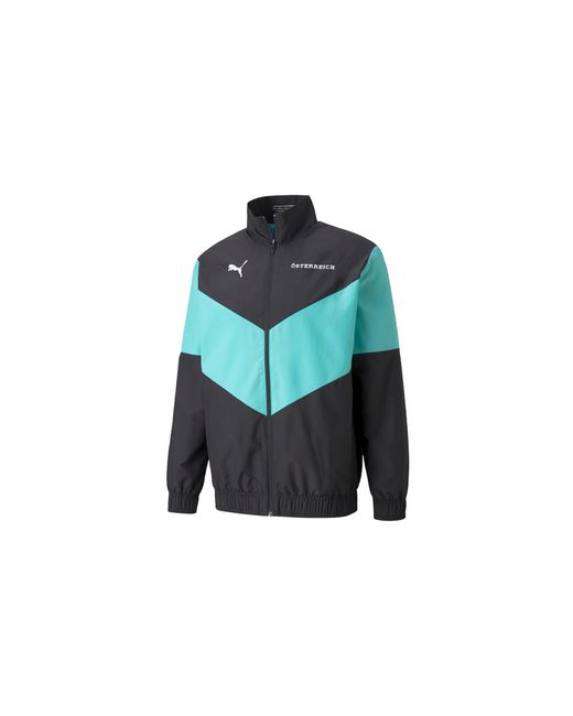 PUMA Black Ofb Austria National Team Prematch Jacket 764841 15" for men