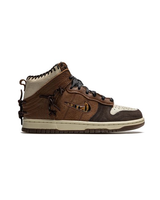 Nike Brown Dunk High "Bodega for men