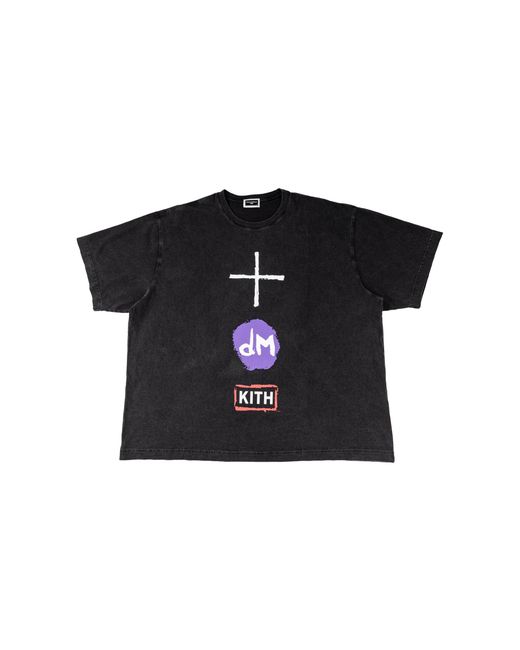 Kith Black Depeche Mode Devotional Tour Vintage Alex T-Shirt Khm035089 001" for men