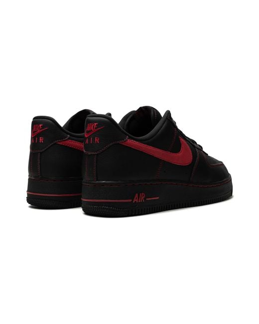 Nike Black Air Force 1 Low '07 Lv8 "Bred" Hq2037 005" for men
