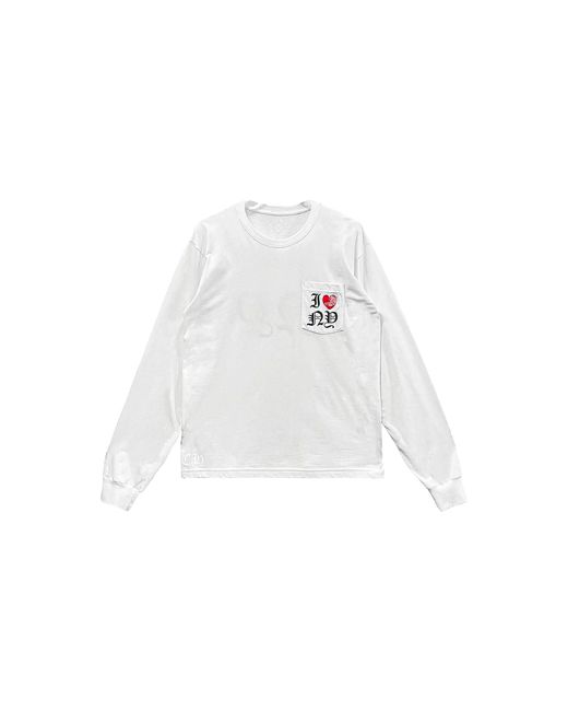 Chrome Hearts Black Ny Exclusive Vine Heart L/S T-Shirt Chrm1367" for men