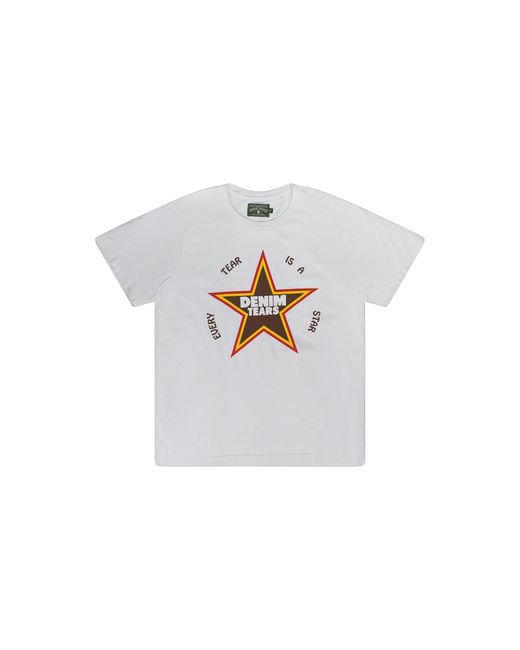 DENIM TEARS Black Every Star Is A Star T-Shirt Dt795" for men