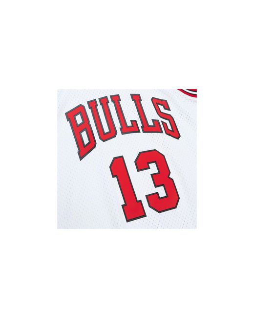 Mitchell & Ness Black Nba Luc Longley Jersey "1997 Chicago Bulls for men