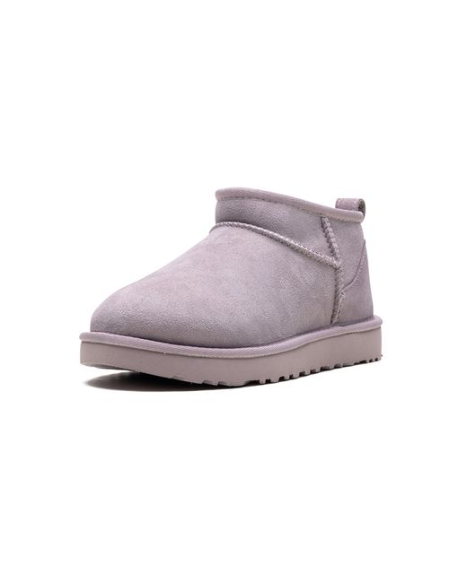 Ugg Purple Classic Ultra Mini Boot "Pale Smoke" 1116109 Psk"