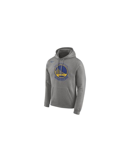 Nike Black Nba Essential Logo Pullover Hoodie "Golden State Warriors" 931069 063"