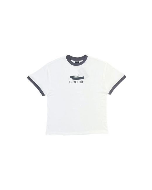 Sinclair Black 3D Logo Ringer Short Sleeve T-Shirt Smt152 1Wb" for men