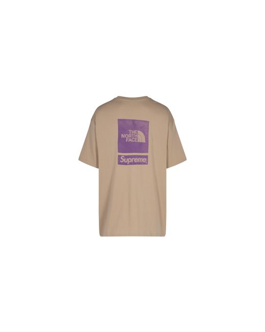 Supreme Black The North Face S/S Top "Khaki" Su308"