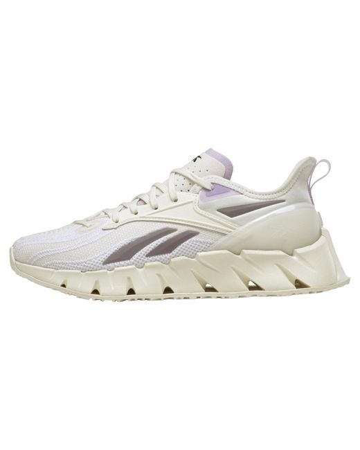 Reebok Black Zig Kinetica 3 "Chalk Taupe" Hr1319"