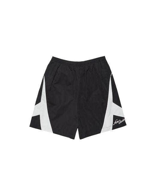 Acne Black Casual Technical Shorts Be0217 900" for men