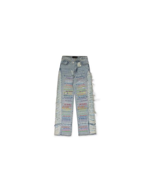 Who Decides War Black Roygbiv Straight-Fit Jeans 1120040008Exaw23" for men