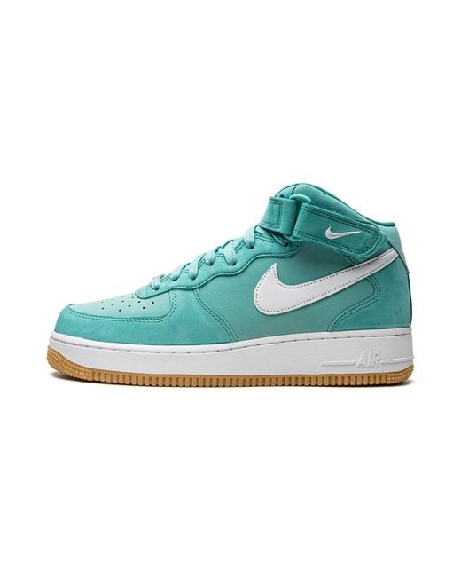 Nike Blue Air Force 1 Mid "Washed" Dv2219 300" for men