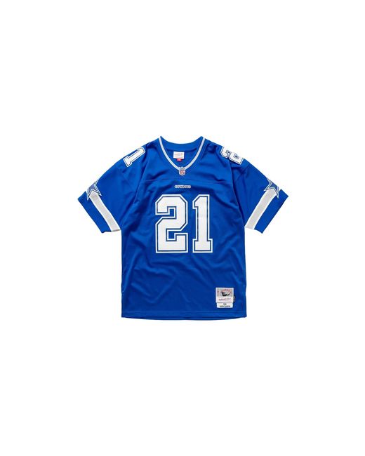 Mitchell & Ness Blue Nfl Deion Sanders Dark Jersey "1996 Dallas Cowboys for men