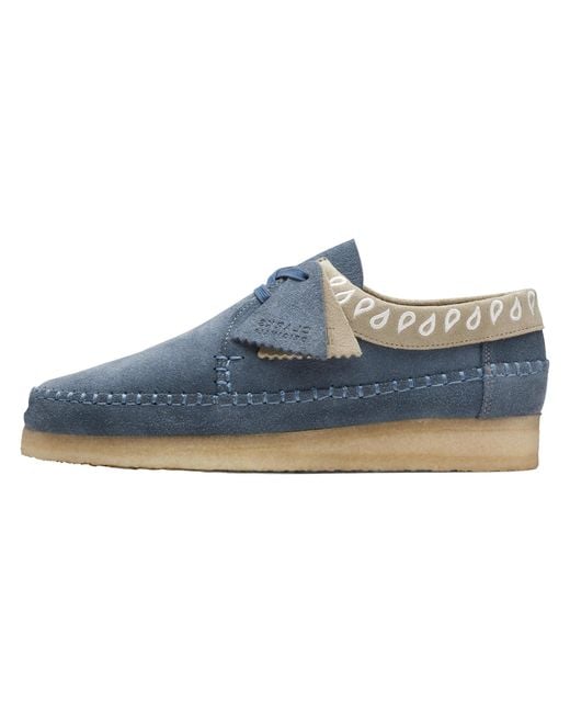 Clarks Blue Originals Weaver Suede" 26170095" for men