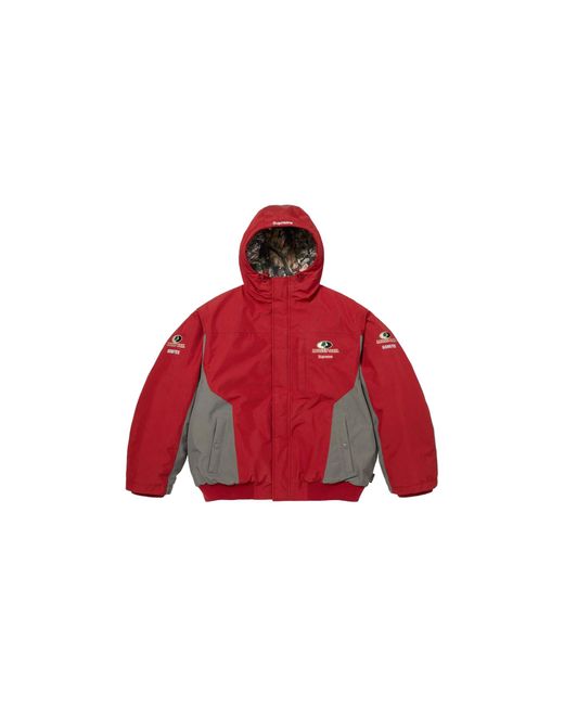 Supreme Red Gore-Tex Mossy Oak Jacket "Ss26