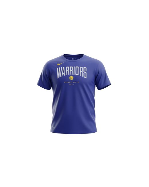Nike Blue Nba Golden State Warriors Dri-Fit Essential T-Shirt 938370 495" for men