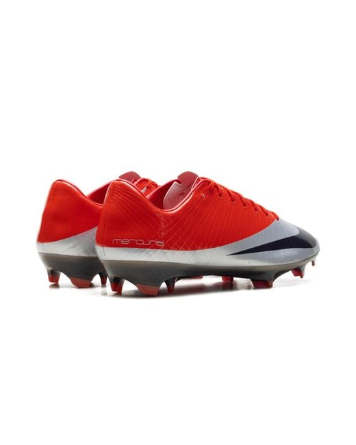 Nike Red Zoom Mercurial Vapor Superfly 1 Rgn Fg Se "Cr7 Max Metallic" Iq2995 801" for men