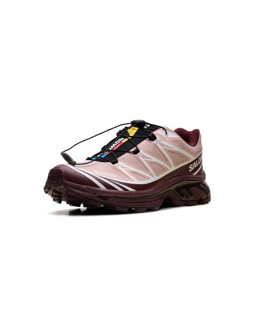 Salomon Black Xt-6 Gtx "Mahogany Rose Tawny Port" L47863700" for men