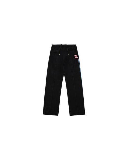 Casablanca Black Gradient Piping Velour Track Pant Aw25 Jtr 300 01" for men