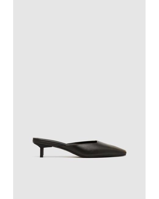 St. Agni White Brushed Miro Heel