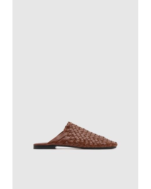 St. Agni Brown Bunto Woven Loafer