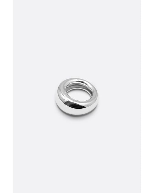 Nina Gordon White Puff Ring