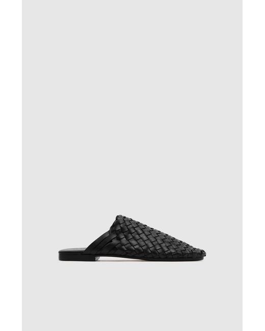 St. Agni Black Bunto Woven Loafer