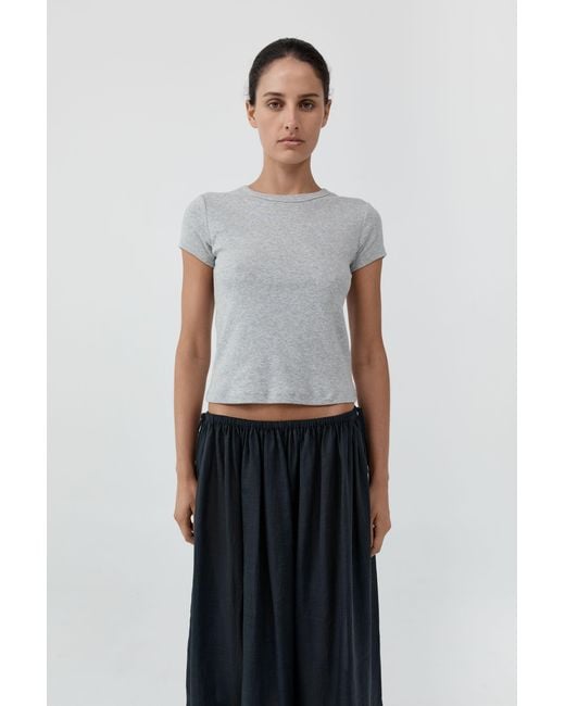 St. Agni White Organic Cotton Baby Tee