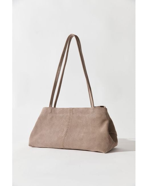 St. Agni Natural Suede Origami Tote