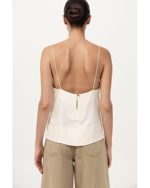 St. Agni Natural Silk Twill Cami
