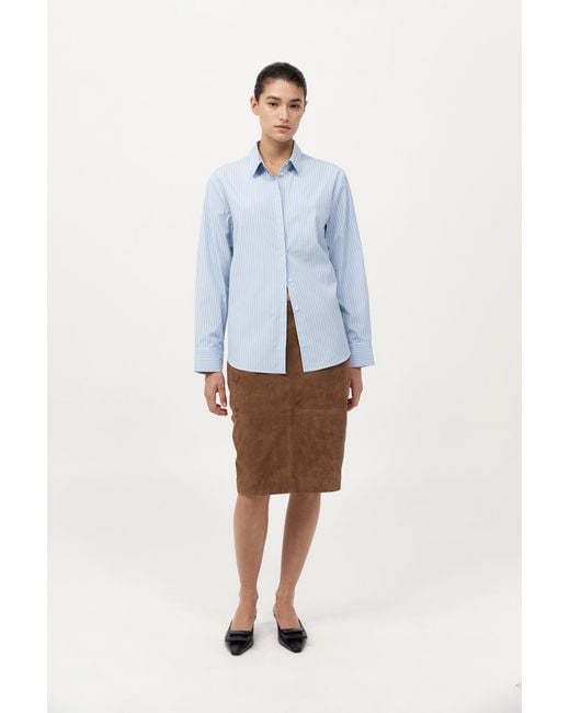 St. Agni Blue Classic Shirt