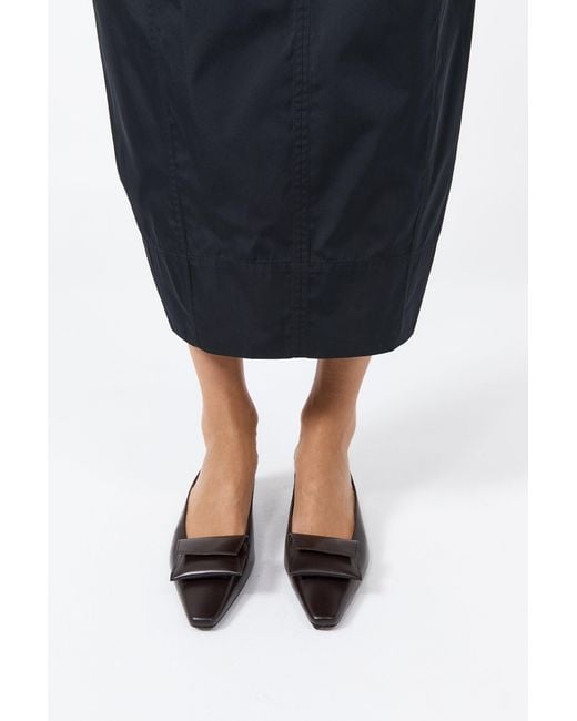 St. Agni Brown Petit Pouch Heel