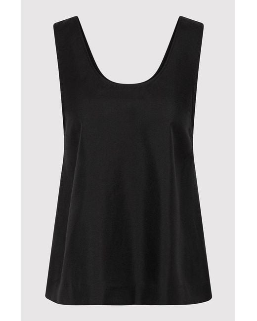 St. Agni Black Jordan Button Up Top