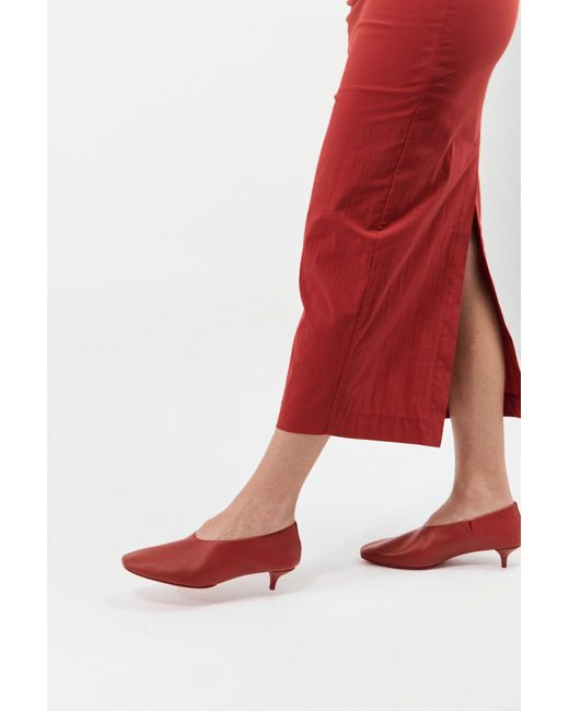 St. Agni Red Soft Glove Heel