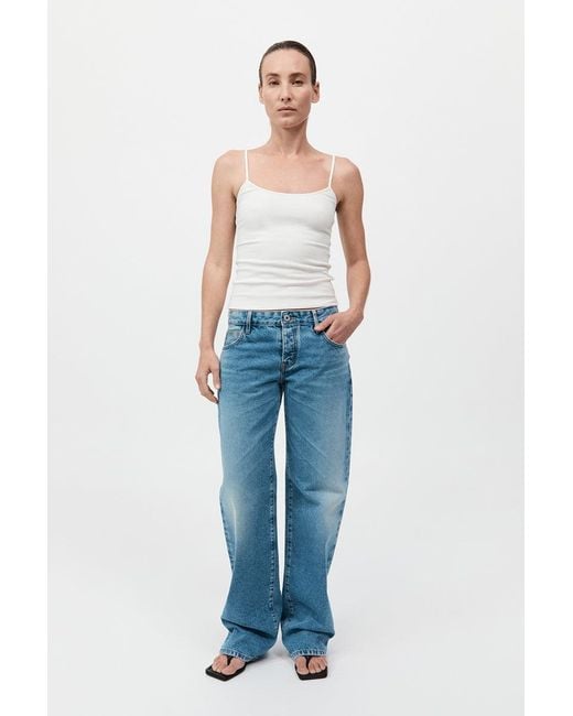 St. Agni Blue Rib Cami