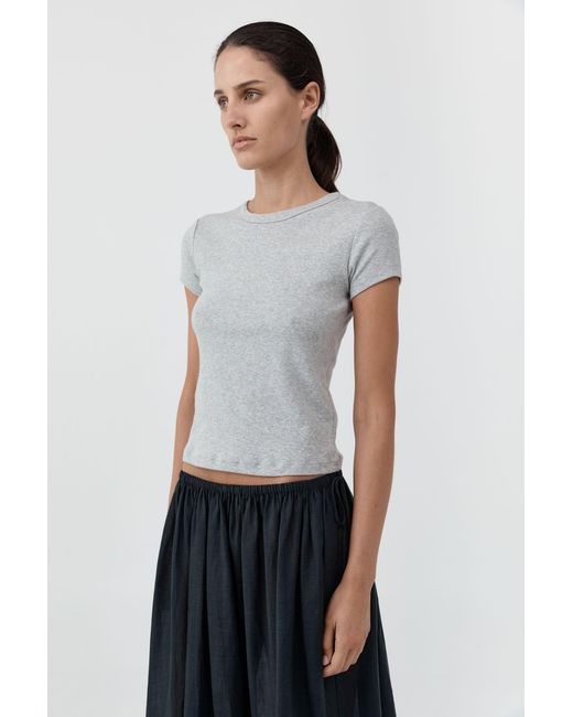 St. Agni White Organic Cotton Baby Tee
