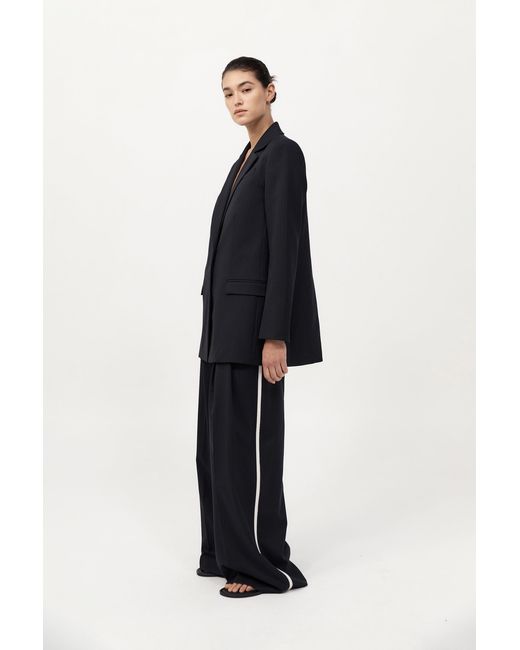St. Agni Blue Side Stripe Homme Pant