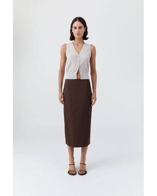 St. Agni White Merino Wool Oupa Vest