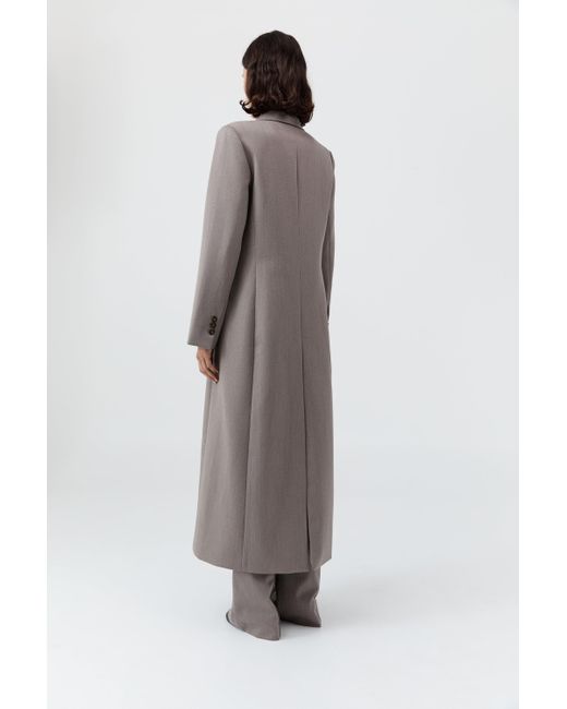 St. Agni Gray Oupa Tailored Coat
