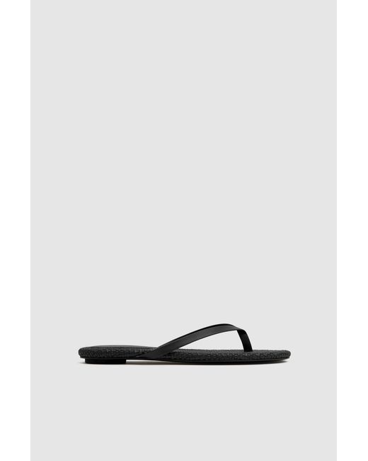 St. Agni White Woven Flip Flop