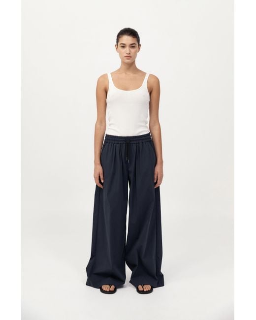 St. Agni Blue Everyday Drawstring Pants