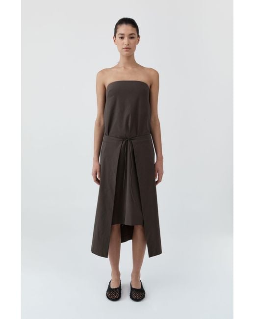St. Agni White Modular Dress
