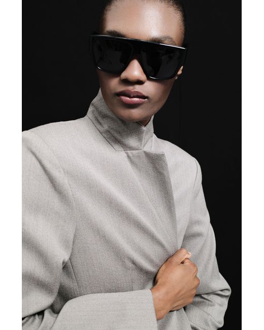 St. Agni Gray Oupa Tailored Coat