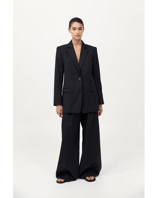 St. Agni Blue Side Stripe Homme Pant