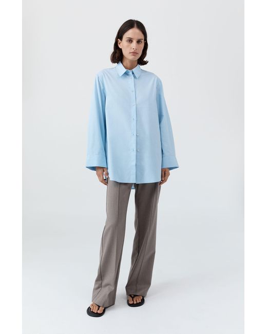 St. Agni Blue Oxford Shirt
