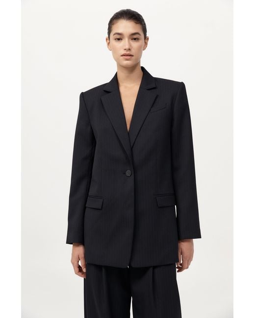 St. Agni Blue Split Back Blazer